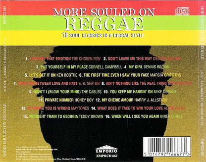 Various : More Souled On Reggae - 16 Soul Classics In A Reggae Style (CD, Comp)