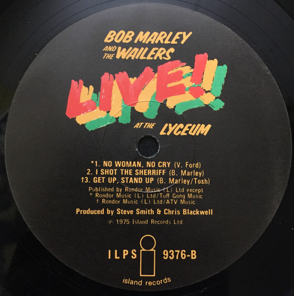 Bob Marley And The Wailers* : Live! (LP, Album)