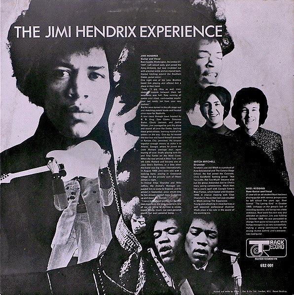 The Jimi Hendrix Experience : Are You Experienced (LP, Album, Mono)