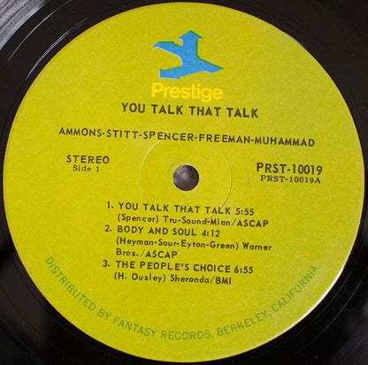 Gene Ammons & Sonny Stitt : You Talk That Talk! (LP, Album)