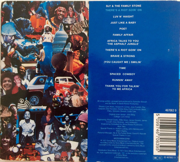 Sly & The Family Stone : There's A Riot Goin' On (CD, Album, RE, Dig)