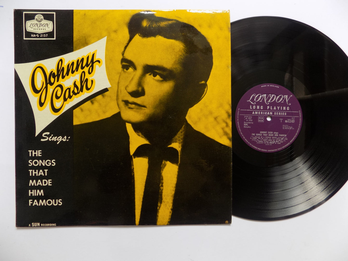 Johnny Cash - Sings The Songs That Made Him Famous (LP, Album, Mono) UK 1959 NM or M-