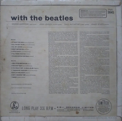 The Beatles : With The Beatles (LP, Album)