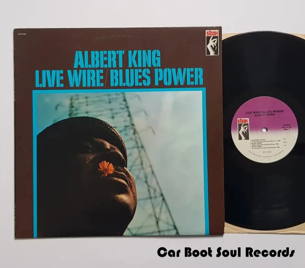 Albert King - Live Wire / Blues Power (Lp Album Re) Us 1979 Nm Or M- Lp