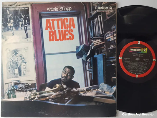 Archie Shepp - Attica Blues (Lp Album Gat) Us 1972 Vg + Lp