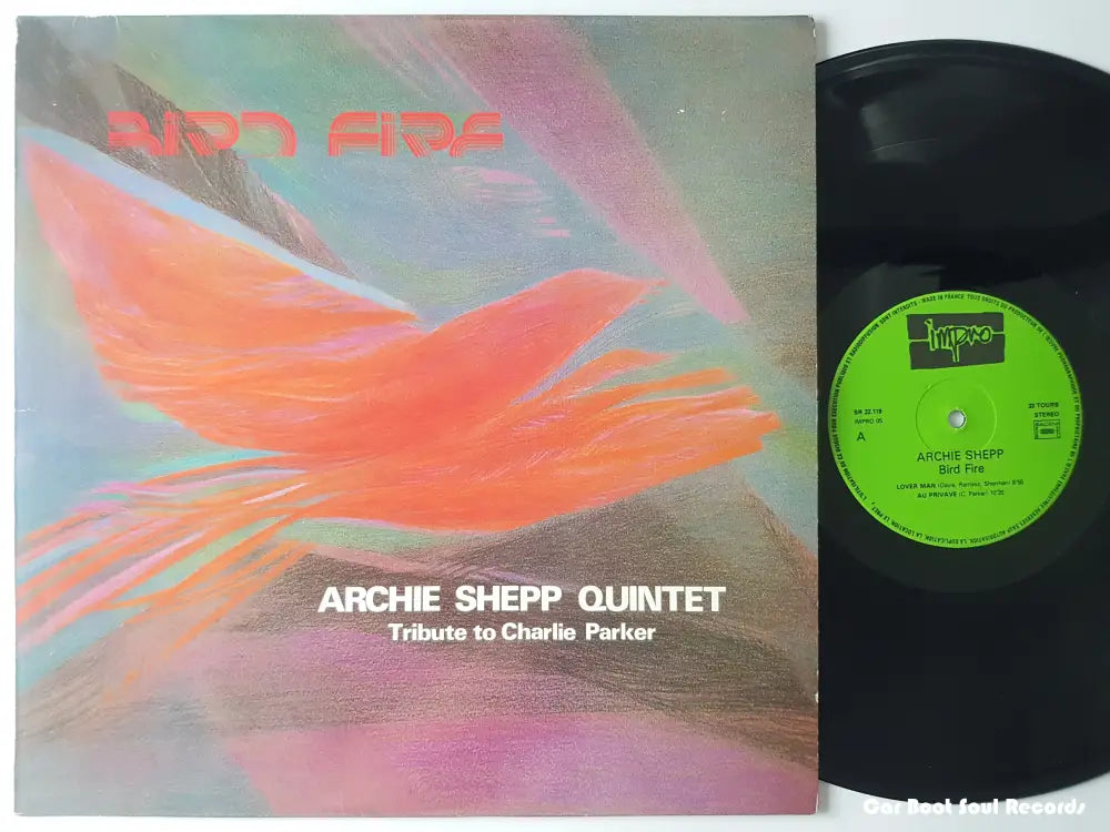 Archie Shepp Quintet - Bird Fire (Tribute To Charlie Parker) (Lp Album Are) France 1979 Nm Or M - Lp