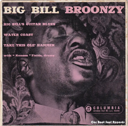 Big Bill Broonzy - Bill’s Guitar Blues (7’ Ep) Uk 1956 Nm Or M- 7’