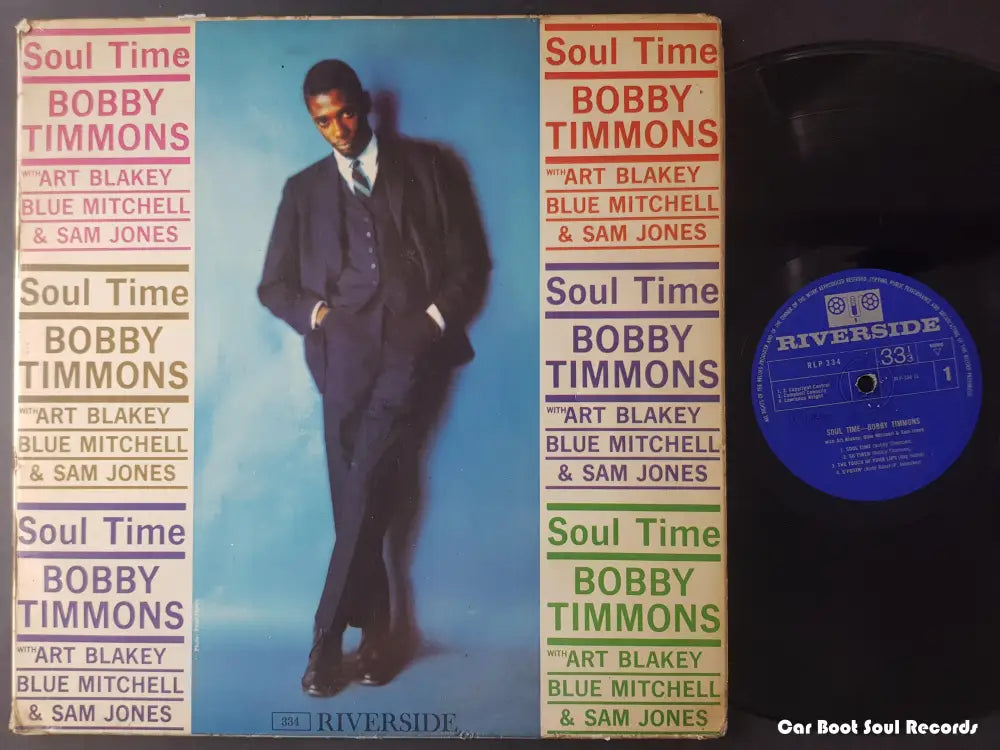 Bobby Timmons - Soul Time (Lp Album Mono) Uk 1960 Vg Lp