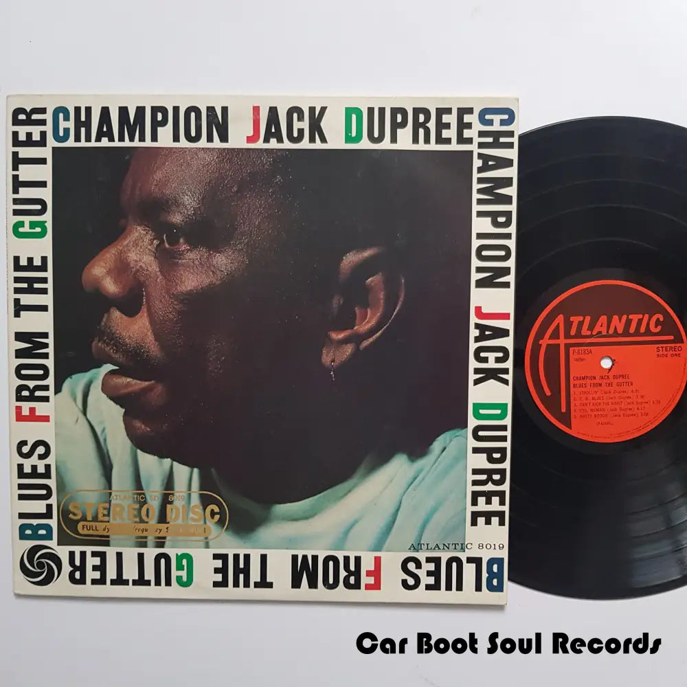 Champion Jack Dupree - Blues From The Gutter (Lp Album Re) Japan 1980 Vg+ Lp