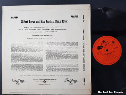 Clifford Brown And Max Roach - At Basin Street (Lp Album Mono) Uk 1957 Vg + Lp