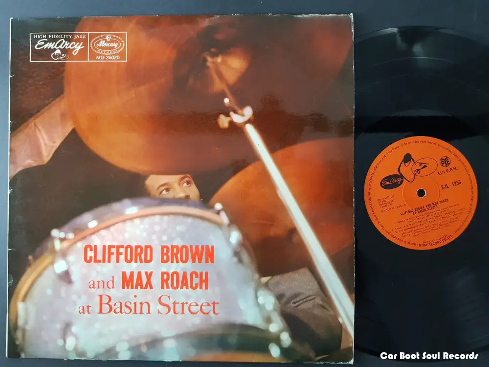 Clifford Brown And Max Roach - At Basin Street (Lp Album Mono) Uk 1957 Vg + Lp