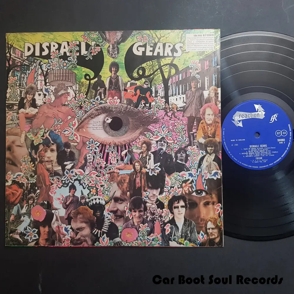 Cream - Disraeli Gears (Lp Album Re Unl) Uk 1967 Vg+ Lp