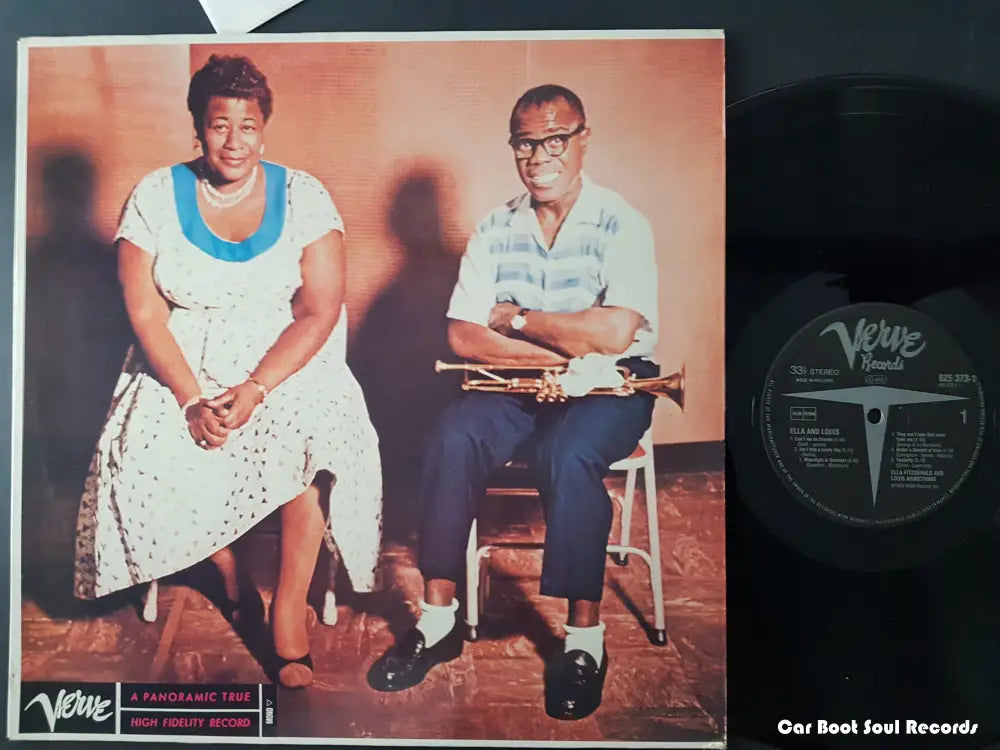 Ella Fitzgerald & Louis Armstrong - And (Lp Album Mono Re) Europe Vg + Lp