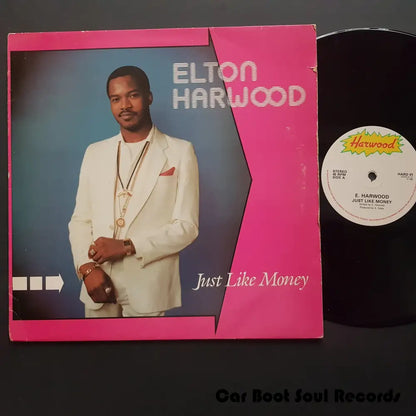 Elton Harwood - Just Like Money (12’) Uk 1985 Nm Or M - 12’