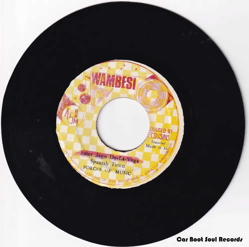 Forces Of Music* - Saint Jago De-La-Vega Spanish Town (7’) Jamaica Vg 7’