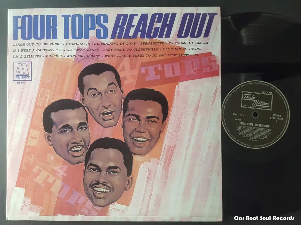 Four Tops - Reach Out (Lp Album Re Rm 180) Europe 2009 Nm Or M - Lp