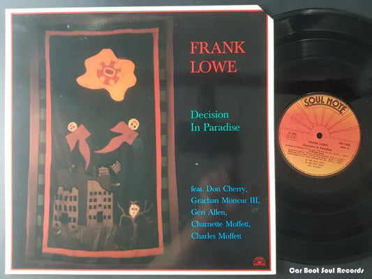 Frank Lowe - Decision In Paradise (Lp Album) Italy 1985 Nm Or M - Lp