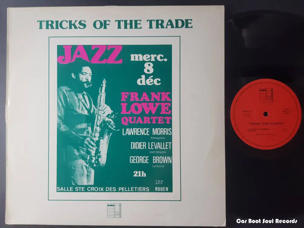 Frank Lowe Quartet - Tricks Of The Trade (Lp Album Mono) France 1977 Nm Or M - Lp