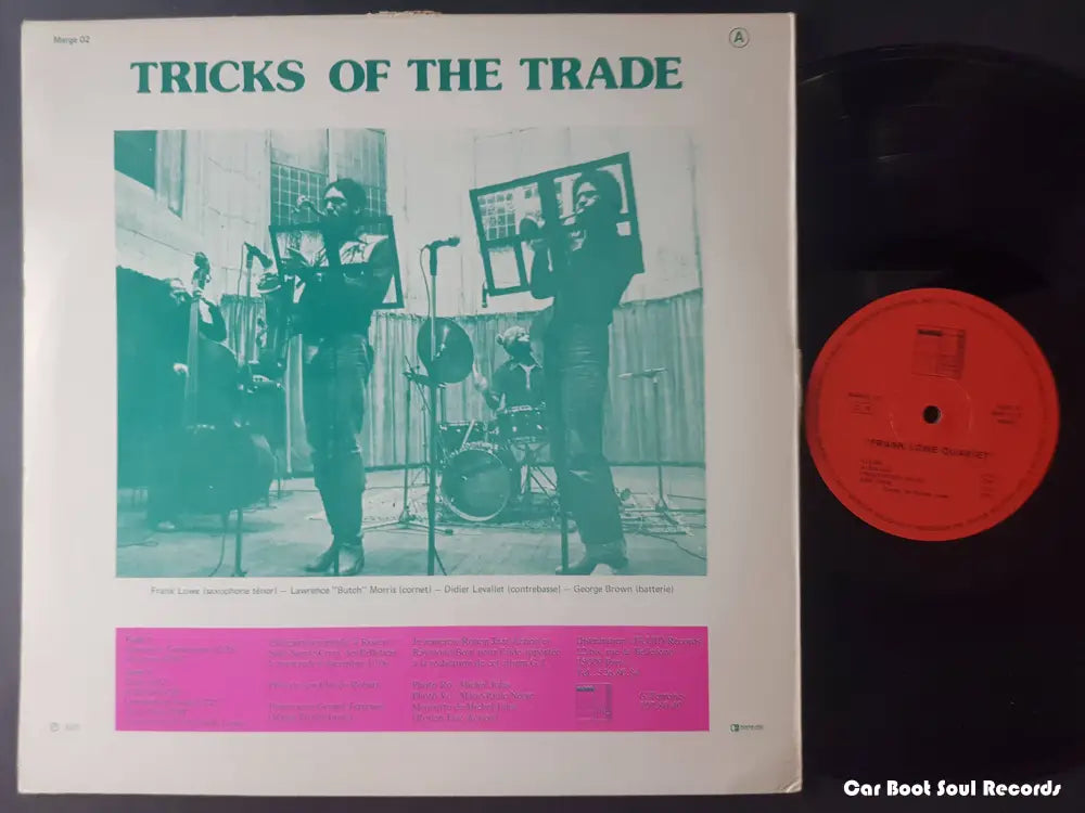 Frank Lowe Quartet - Tricks Of The Trade (Lp Album Mono) France 1977 Nm Or M - Lp