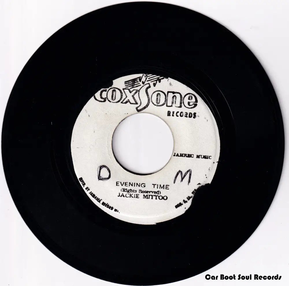 Jackie Mittoo / The Bassies - Evening Time Ease Up (7’ Re) Jamaica Vg + 7’