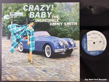 Jimmy Smith - Crazy! Baby (Lp Album Re Rm Dmm) France 1986 Nm Or M- Lp