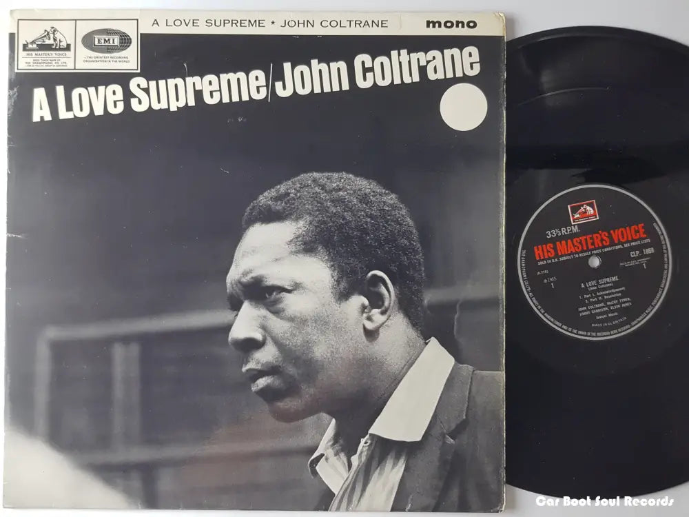 John Coltrane - A Love Supreme (Lp Album Mono) Uk 1965 Vg + Lp