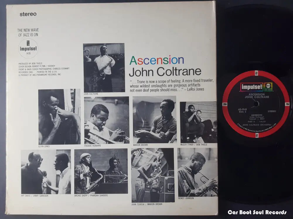 John Coltrane - Ascension (Edition Ii) (Lp Album Re) Us 1968 Nm Or M - Lp