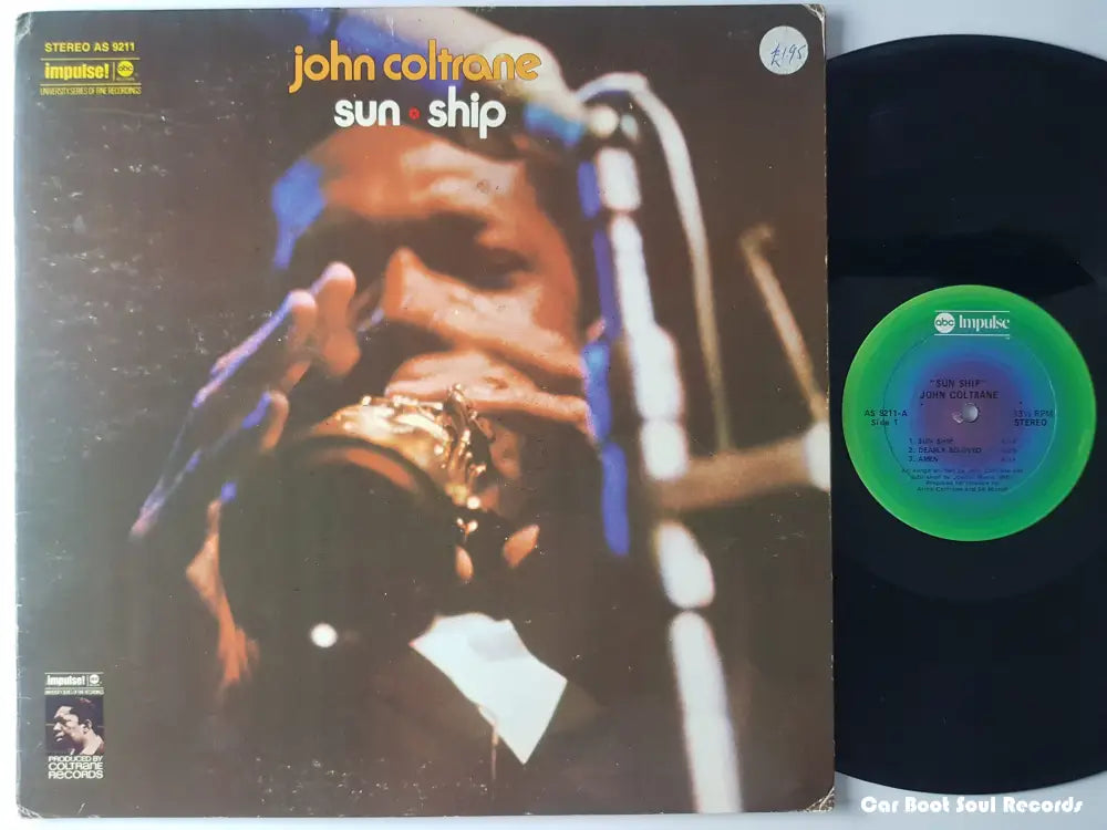 John Coltrane - Sun Ship (Lp Album Re) Us 1974 Nm Or M - Lp