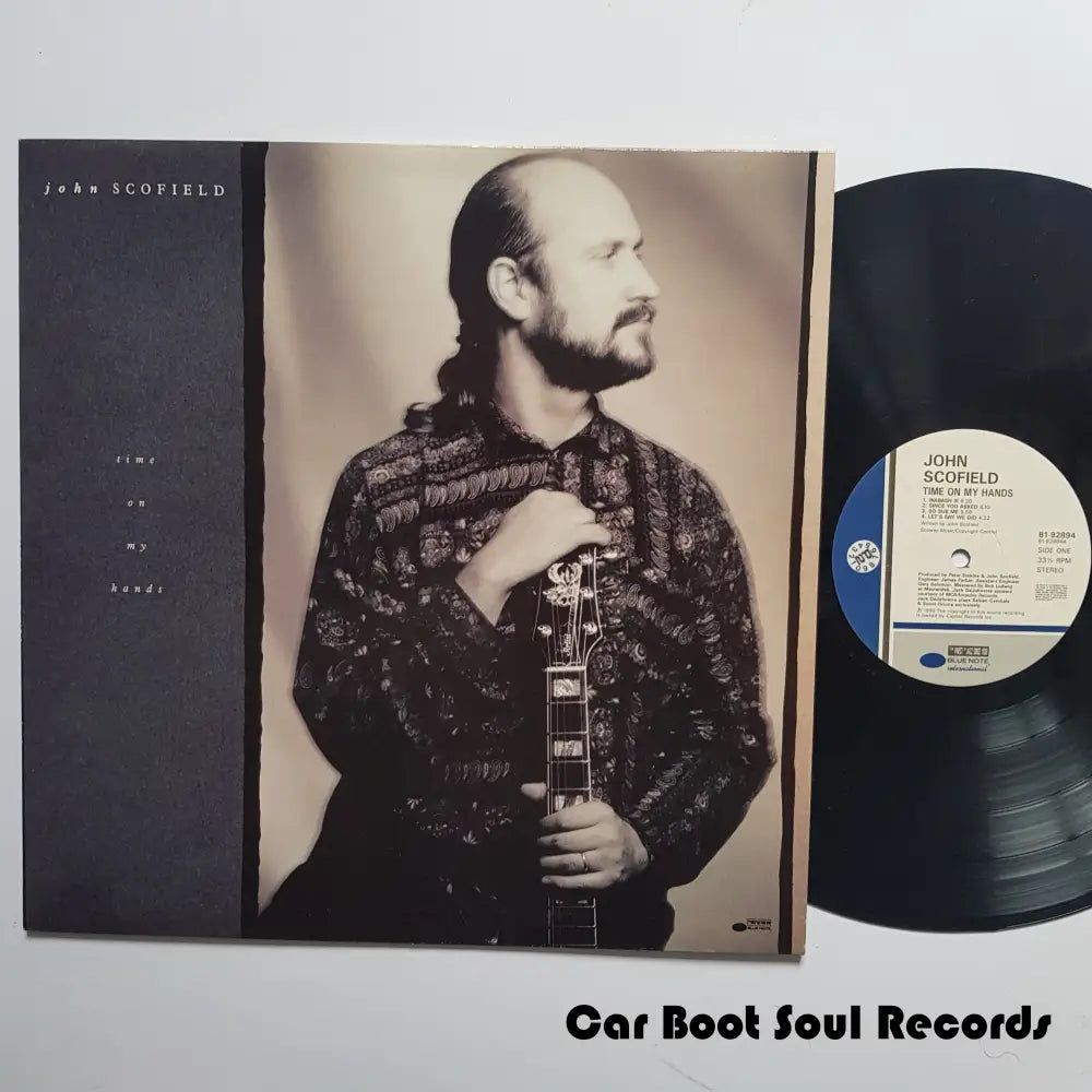 John Scofield - Time On My Hands (Lp Album) Us 1990 Nm Or M- Lp