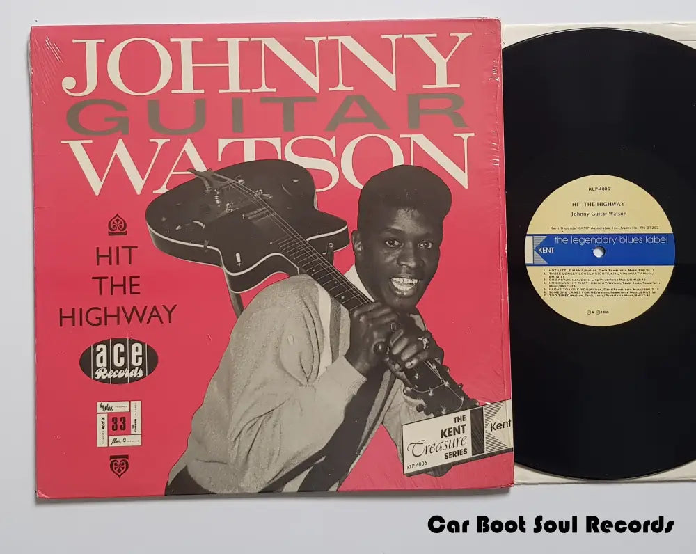 Johnny Guitar Watson - Hit The Highway (Lp Comp) Us 1983 Nm Or M- Lp