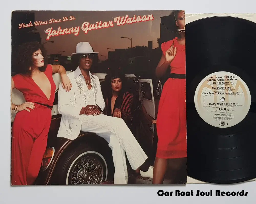 Johnny Guitar Watson - Thats What Time It Is (Lp Album) Us 1981 Vg+ Lp