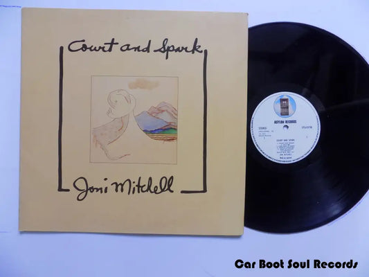 Joni Mitchell - Court And Spark (Lp Album) Uk 1974 Vg+ Lp