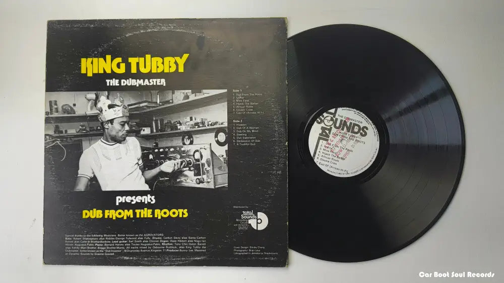 King Tubby - Dub From The Roots (Lp Album) Jamaica 1975 Vg + Lp