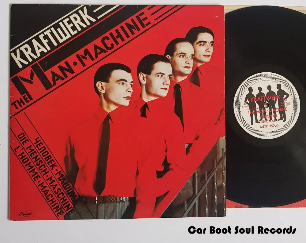 Kraftwerk - The Man Machine (Lp Album) Uk 1978 Vg+ Lp