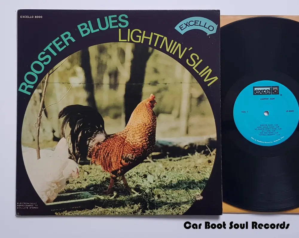 Lightning Slim - Rooster Blues (Lp Album) Us 0 Vg+ Lp