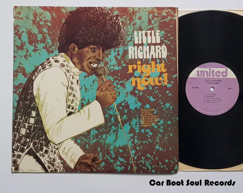 Little Richard - Right Now! (Lp Album) Us 1973 Vg+ Lp