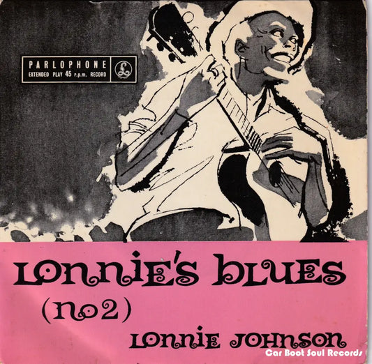 Lonnie Johnson - Lonnie’s Blues (No 2) (7’ Ep) Uk 1958 Vg + 7’