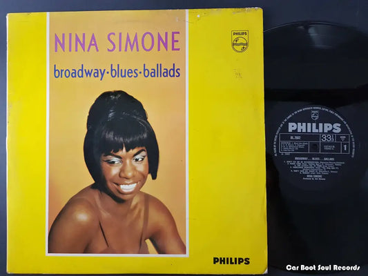 Nina Simone - Broadway Blues Ballads (Lp Album Mono) Uk 1964 Vg + Lp