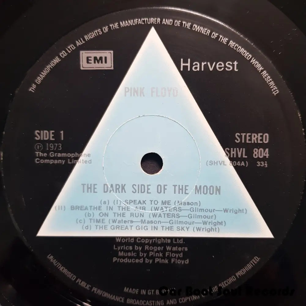 Pink Floyd - The Dark Side Of Moon (Lp Album Gat) Uk 1973 Nm Or M- Lp