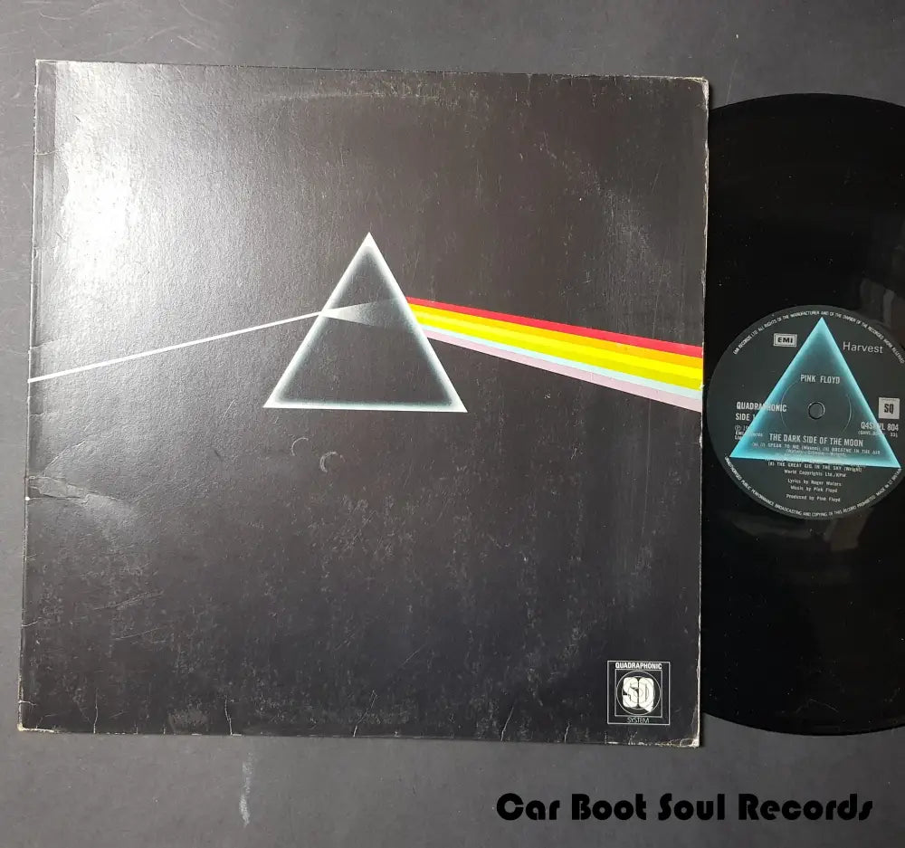 Pink Floyd - The Dark Side Of Moon (Lp Album Quad Gat) Uk 1973 Nm Or M- Lp