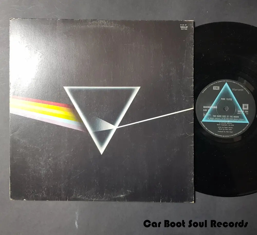 Pink Floyd - The Dark Side Of Moon (Lp Album Quad Gat) Uk 1973 Nm Or M- Lp