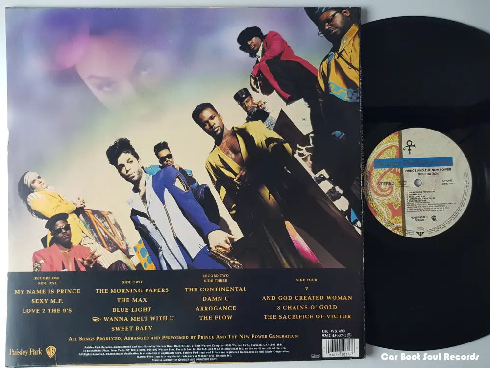 Prince And The New Power Generation - Love Symbol (2Xlp Album) Europe 1992 Nm Or M- 2Xlp