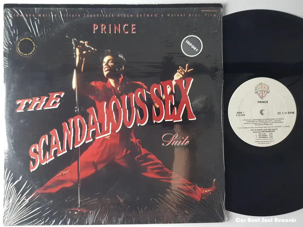 Prince - The Scandalous Sex Suite (12’ Maxi) Us 1989 Vg + 12’