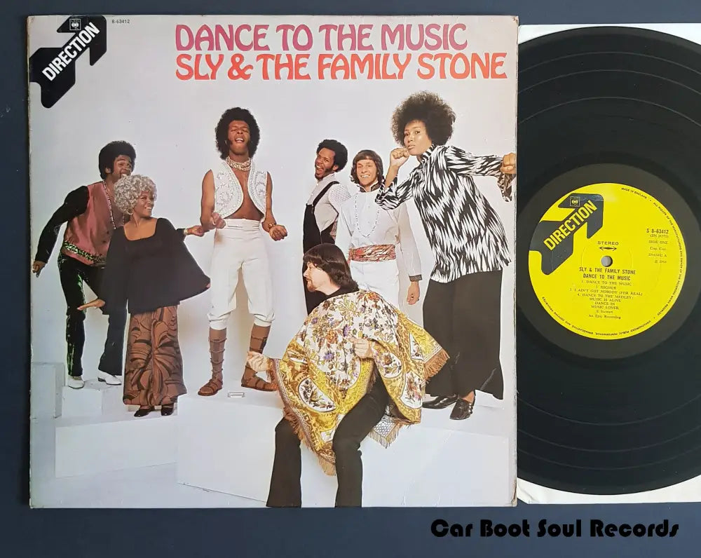 Sly & The Family Stone - Dance To Music (Lp Album Mono) Uk 1968 Vg+ Lp