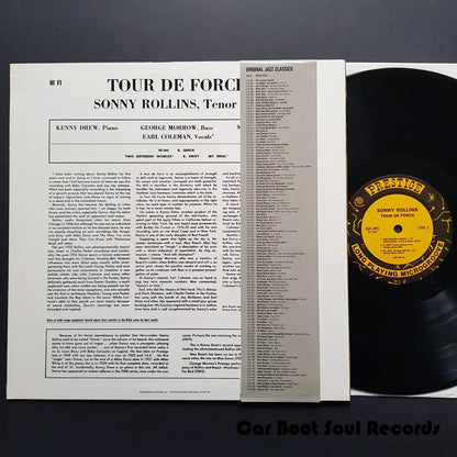 Sonny Rollins - Tour De Force (Lp Album Re) Us 1984 Vg+ Lp