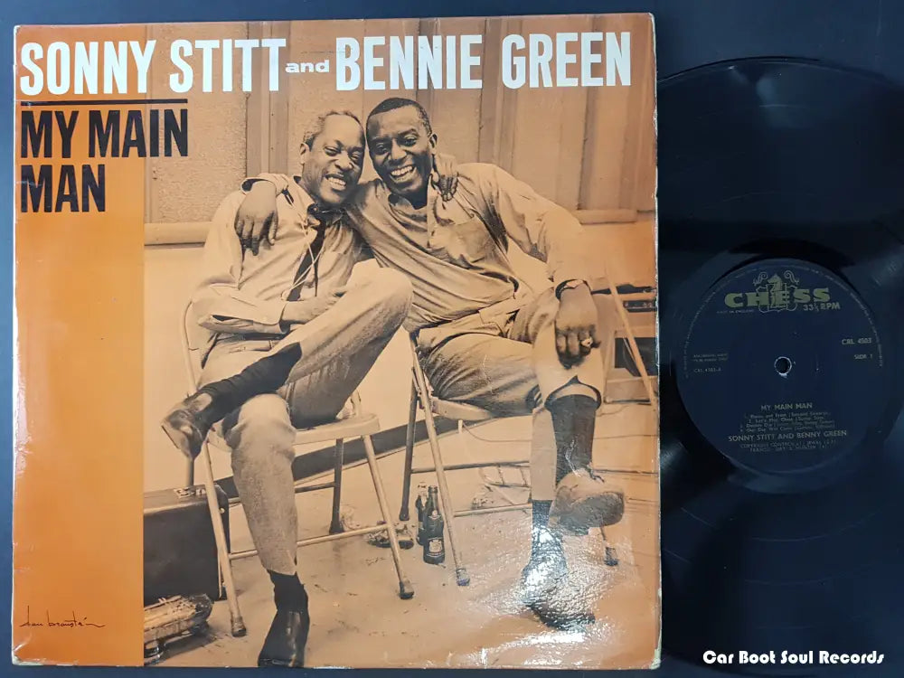 Sonny Stitt Bennie Green - My Main Man (Lp Album Mono) Uk 1965 Vg + Lp