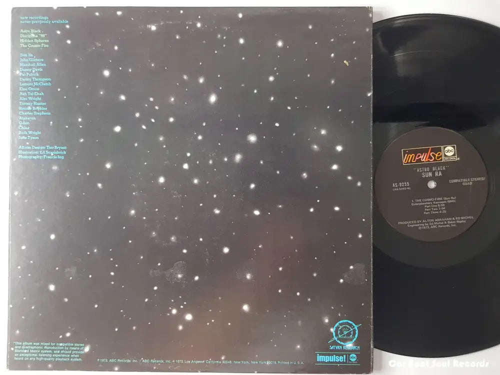 Sun Ra - Astro Black (Lp Album Quad) Us 1973 Vg + Lp