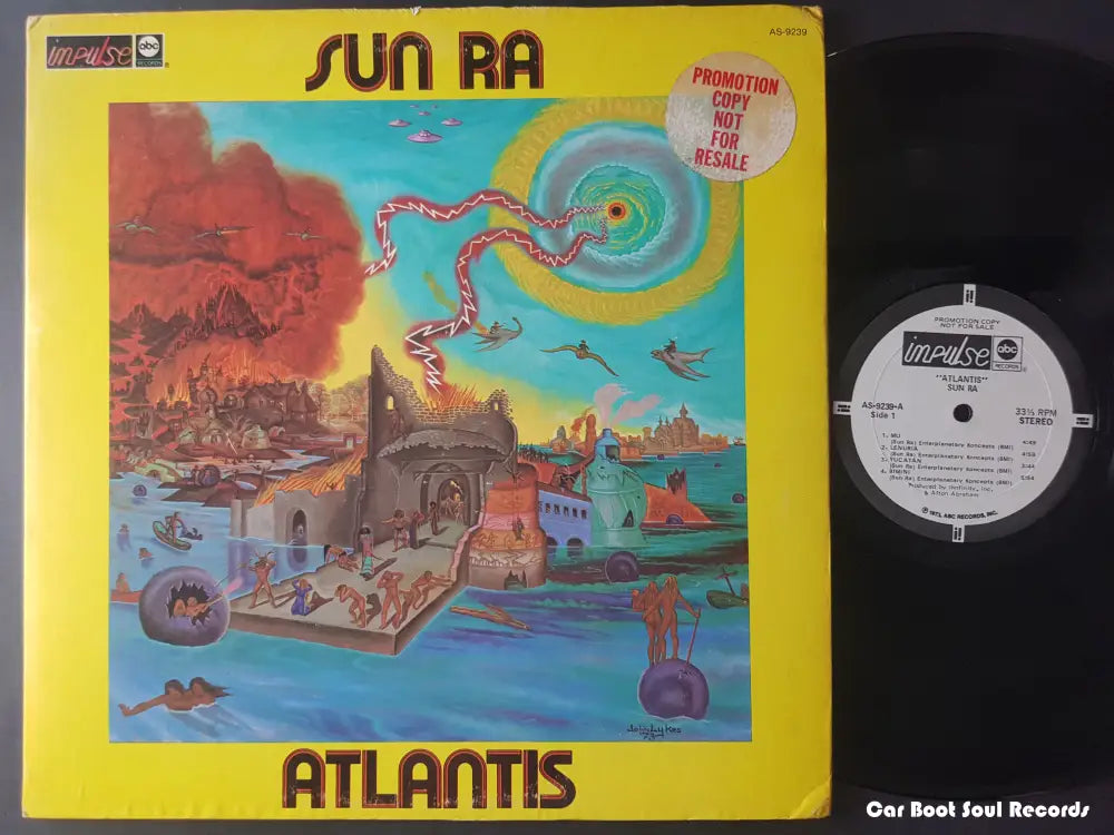 Sun Ra - Atlantis (Lp Album Promo Re) Us 1973 Nm Or M - Lp