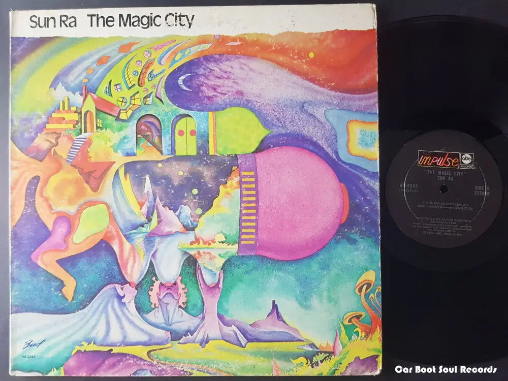 Sun Ra - The Magic City (Lp Album Re) Us 1973 Vg + Lp