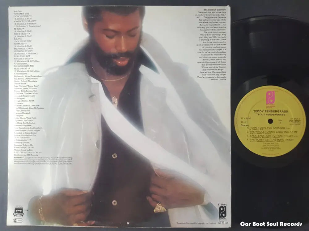 Teddy Pendergrass - (Lp Album Re) Uk Vg + Lp